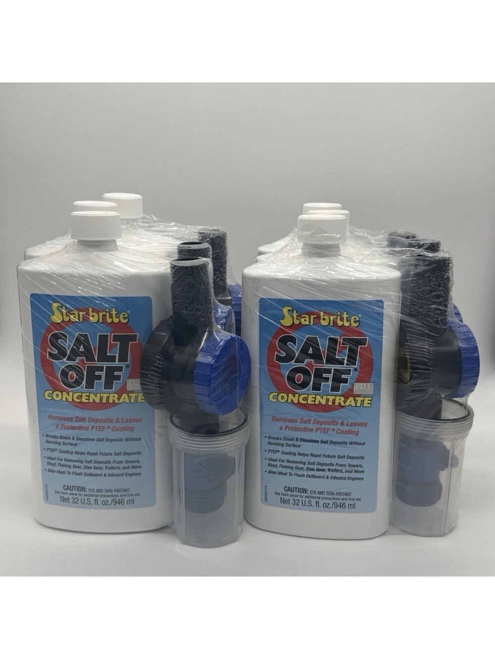 6 Pack BRAND NEW Star Brite Salt Off Protector Kit with PTEF and Applicator NEW